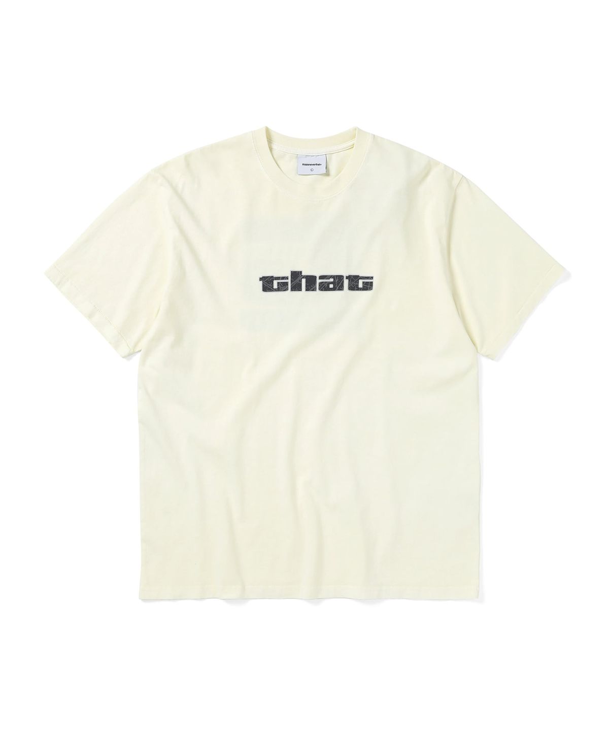 디스이즈네버댓(THISISNEVERTHAT) Big Initial Tee Ivory