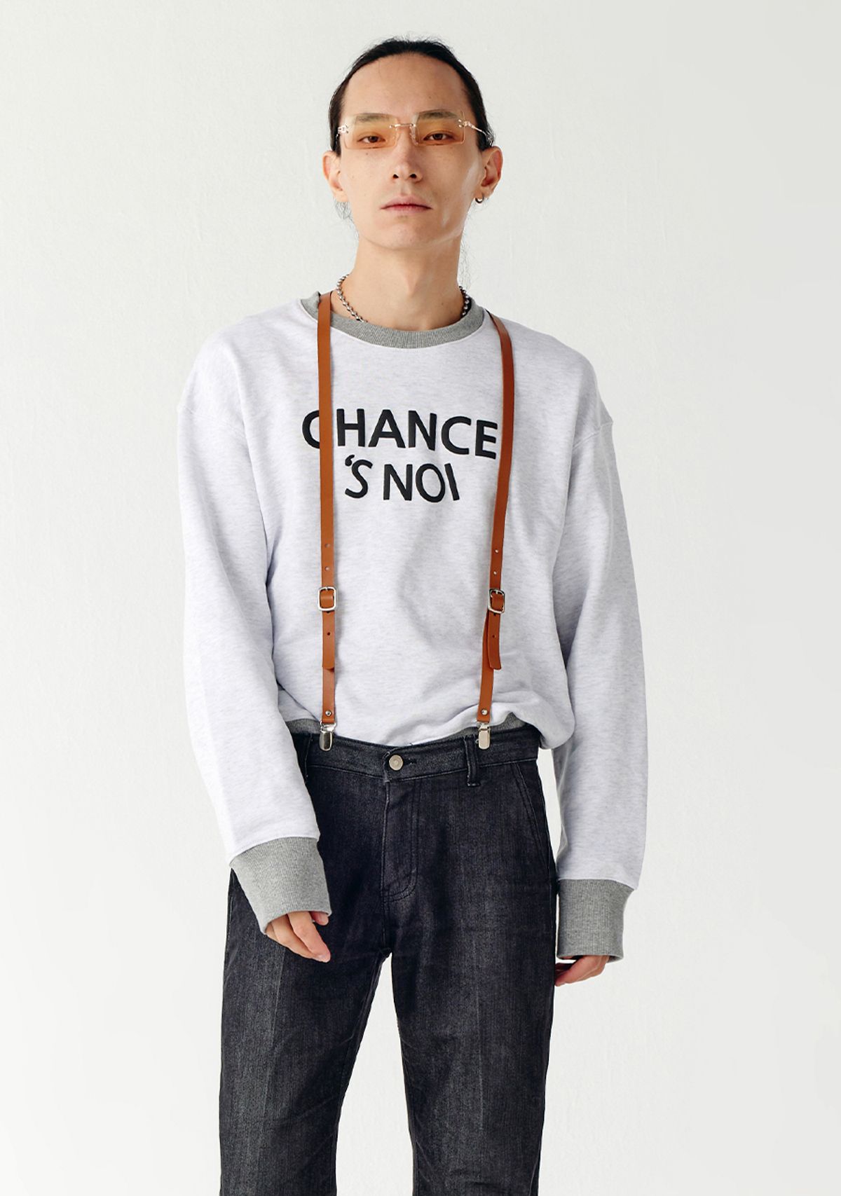챈세스노이(CHANCE'S NOI) Snoi Sweat Shirt (Mix-Melange)