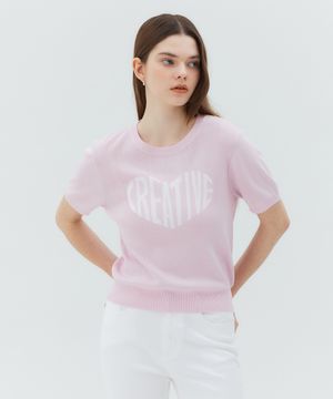 [W]레터링자카드니트 - 2color MYKT3210