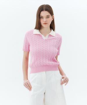 [W]케이블카라니트 - 2color MYKT3203