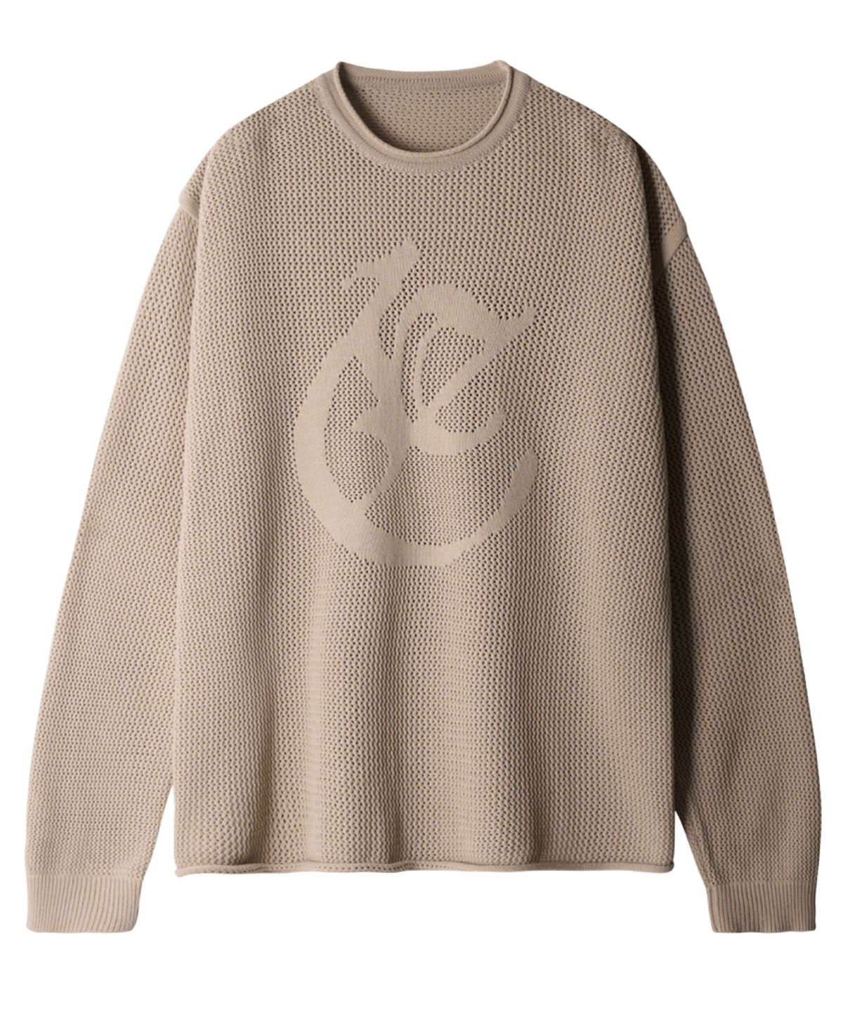 이티씨이(ETCE) CIRCLE LOGO KNIT (BEIGE)