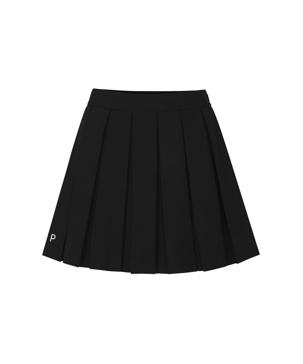 플레이부(PLAYBOO) INVERTED PLEAT SKIRT W/INNER PANTS_Black
