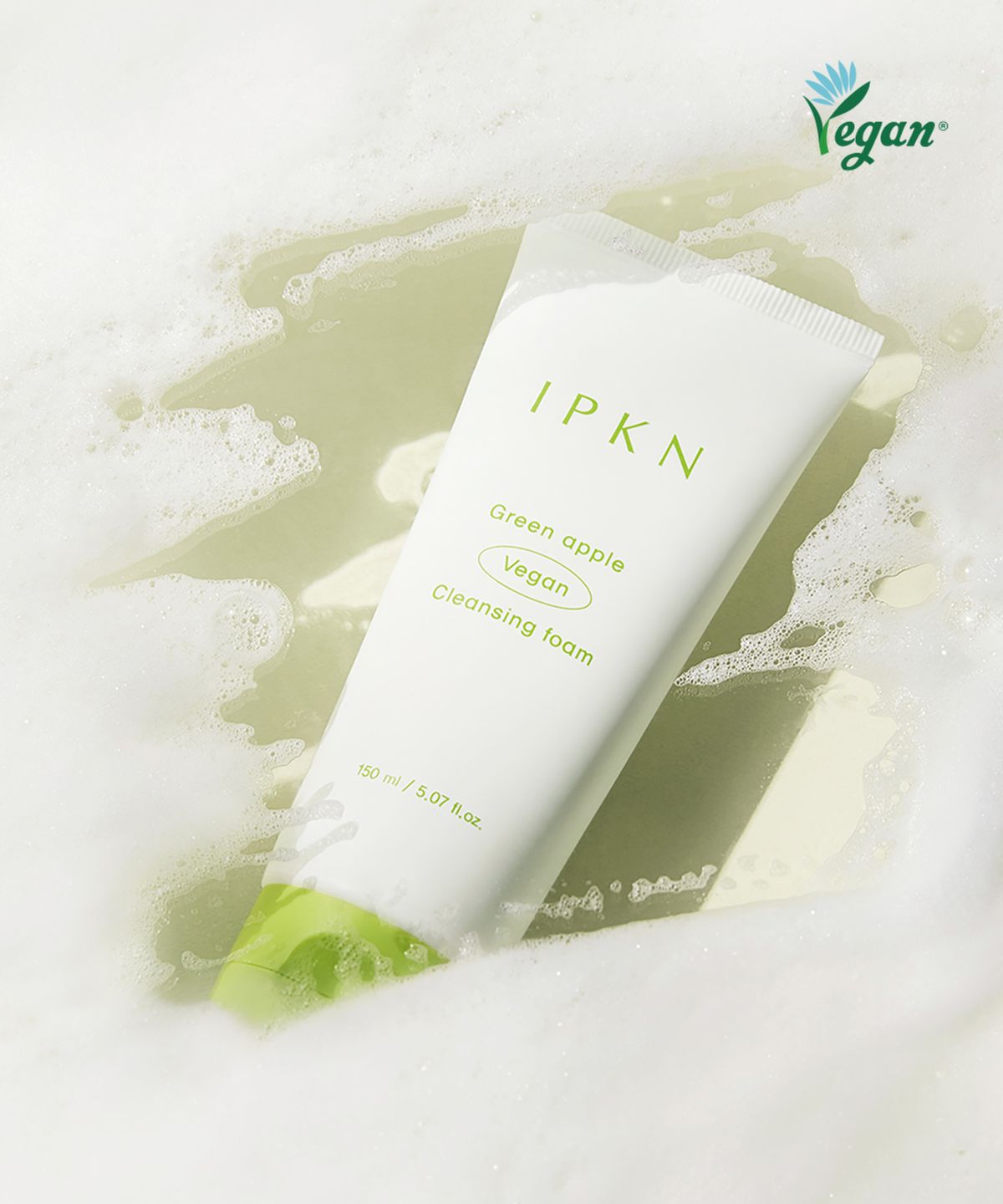 입큰(IPKN) 그린애플 비건 클렌징 폼 150ml