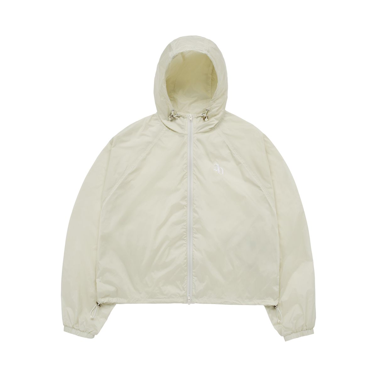 아크메드라비(ACME DE LA VIE) LIGHTWEIGHT SYMBOL PUCKERING WINDBREAKER JACKET CREAM