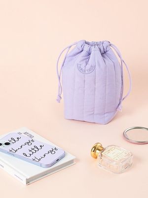 패딩 스트링 파우치 (5컬러)_복주머니 구름 파우치