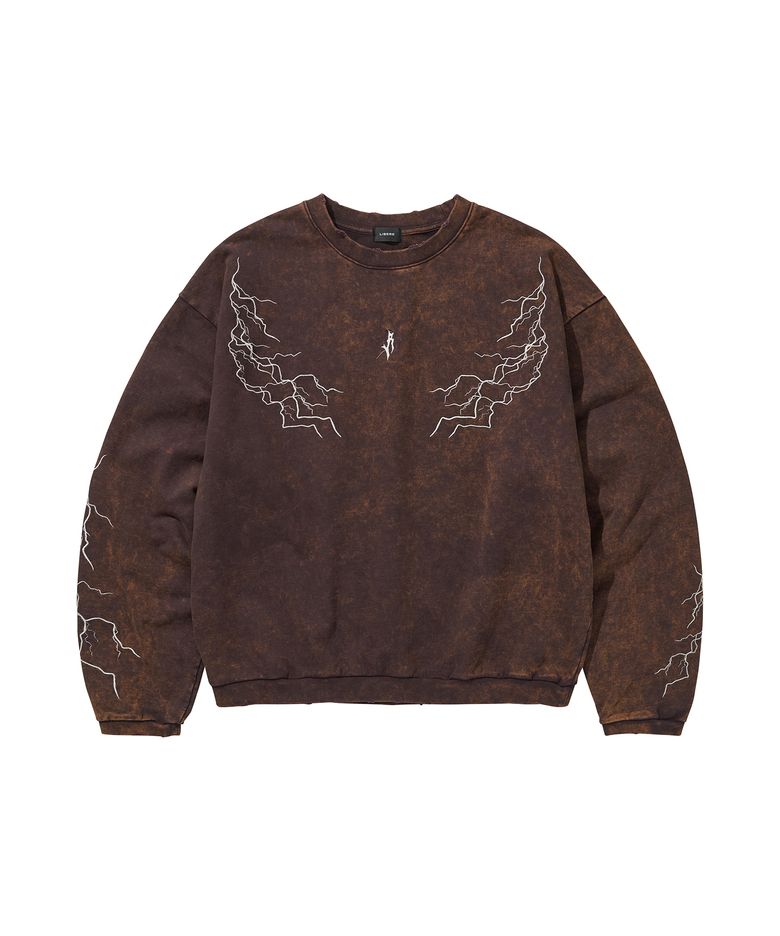 LIGHTNING SWEATSHIRTS / PURPLE