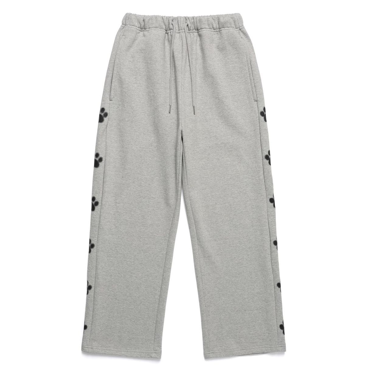 바쥬비쥬(BAJOO BIJOO) CAT PAW SEMI WIDE SWEAT PANTS [GREY]