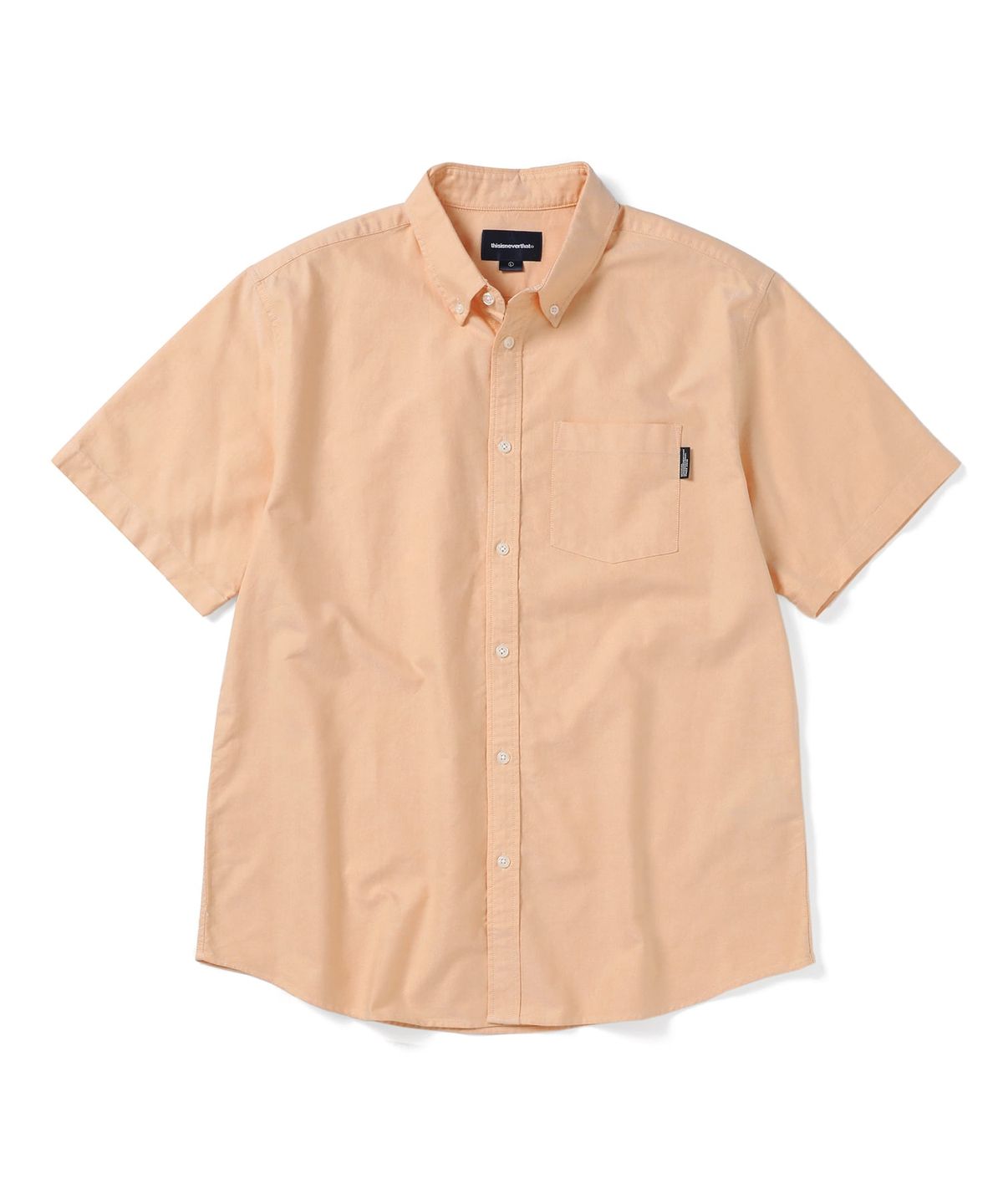 디스이즈네버댓(THISISNEVERTHAT) Oxford S/S Shirt Apricot