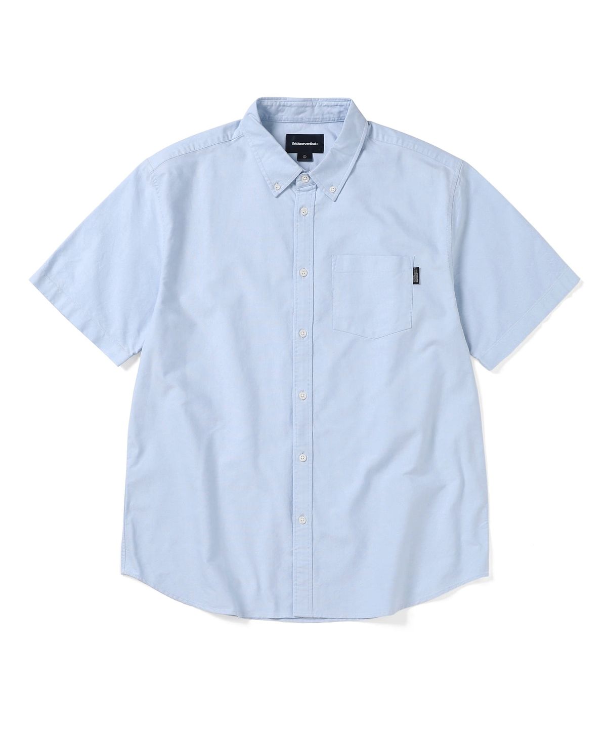디스이즈네버댓(THISISNEVERTHAT) Oxford S/S Shirt Light Blue