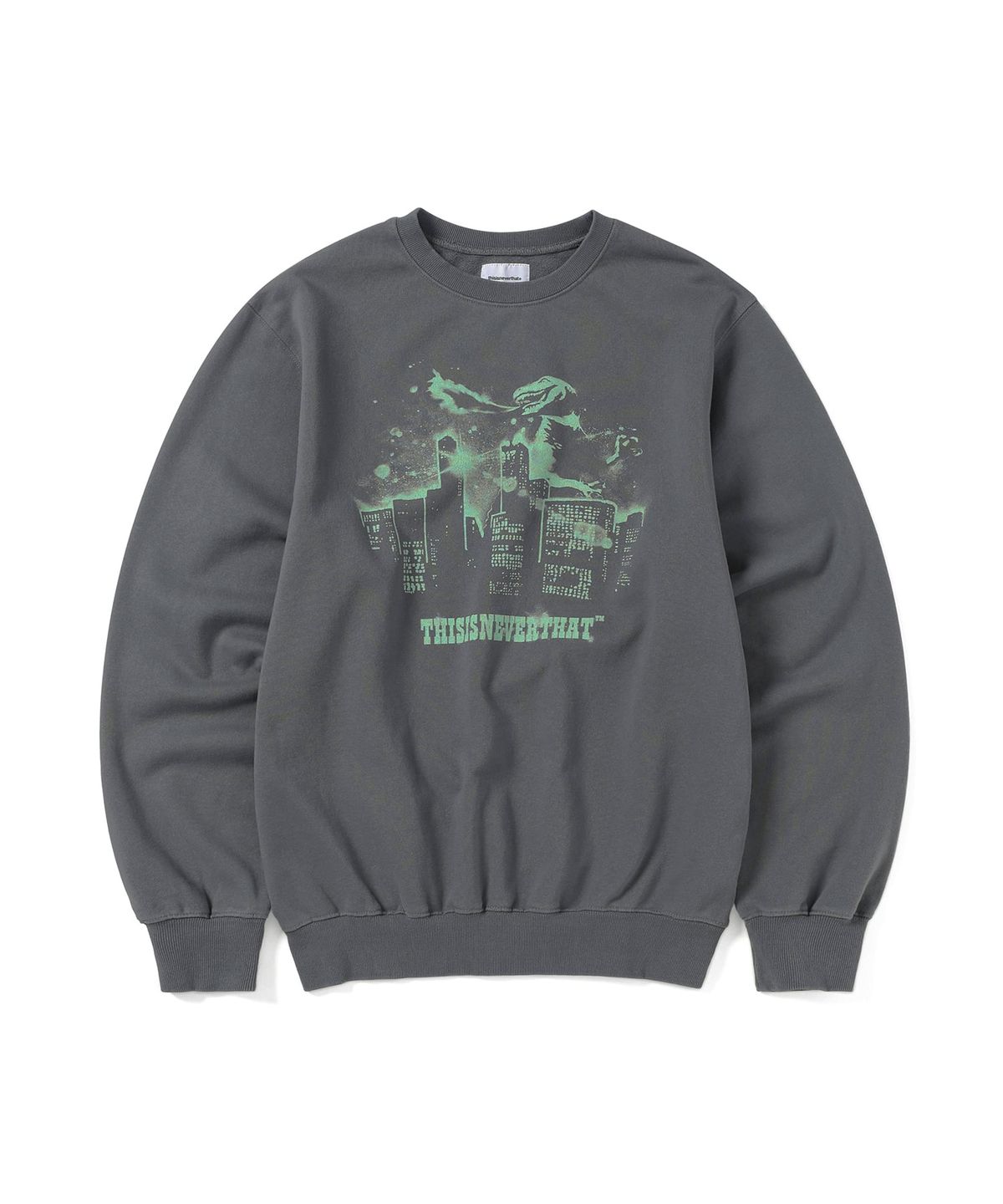 디스이즈네버댓(THISISNEVERTHAT) Nightmare Crewneck Dark Grey