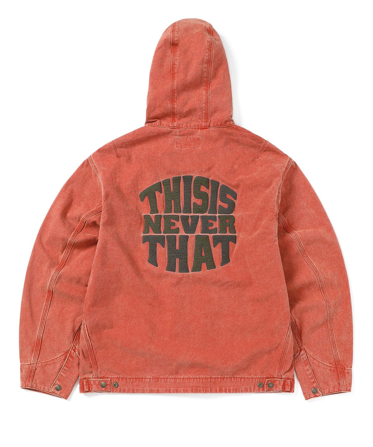 디스이즈네버댓(THISISNEVERTHAT) Washed Carpenter Jacket Orange