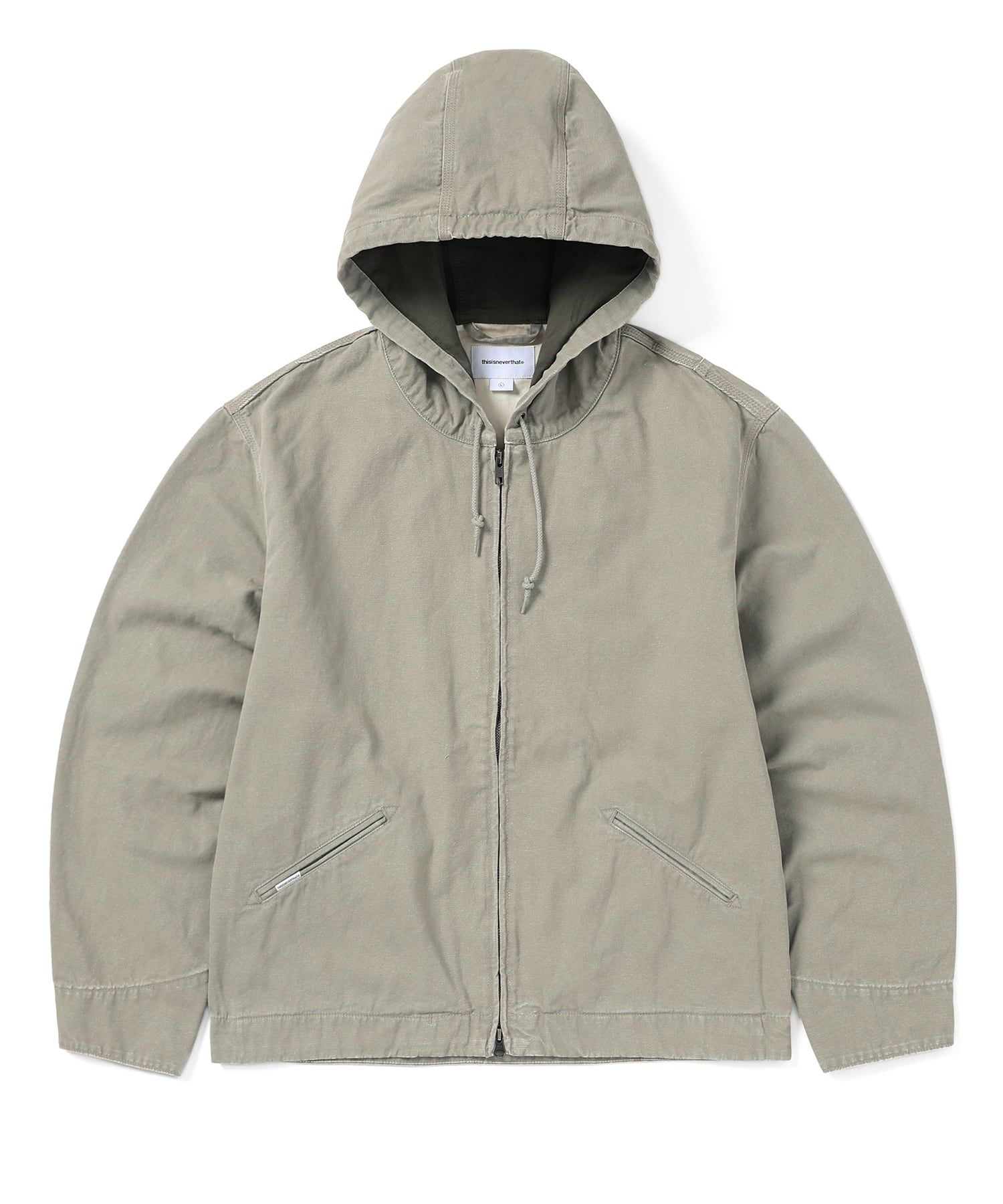 MUSINSA公式 | thisisneverthat Washed Carpenter Jacket Stone