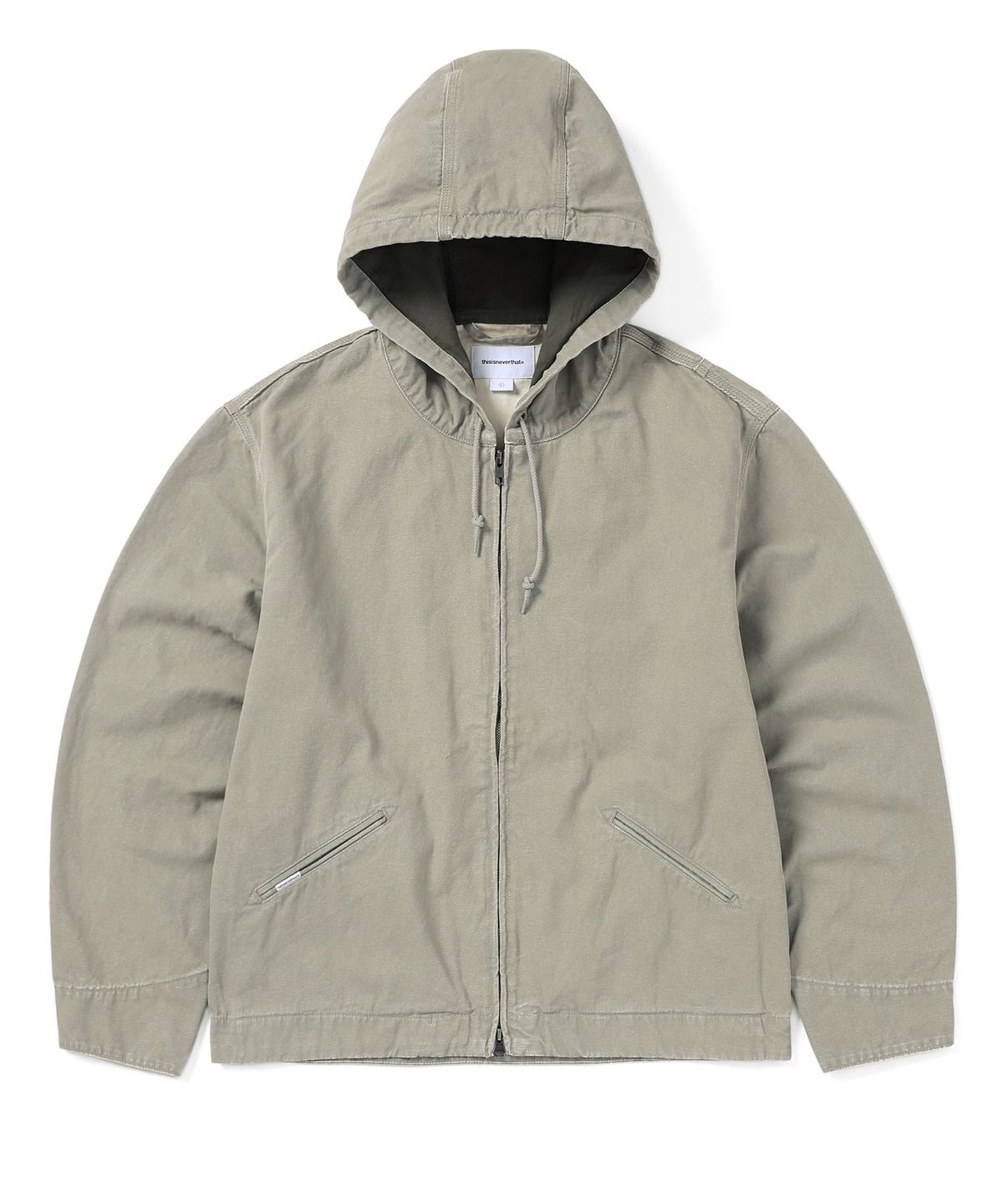 디스이즈네버댓(THISISNEVERTHAT) Washed Carpenter Jacket Stone