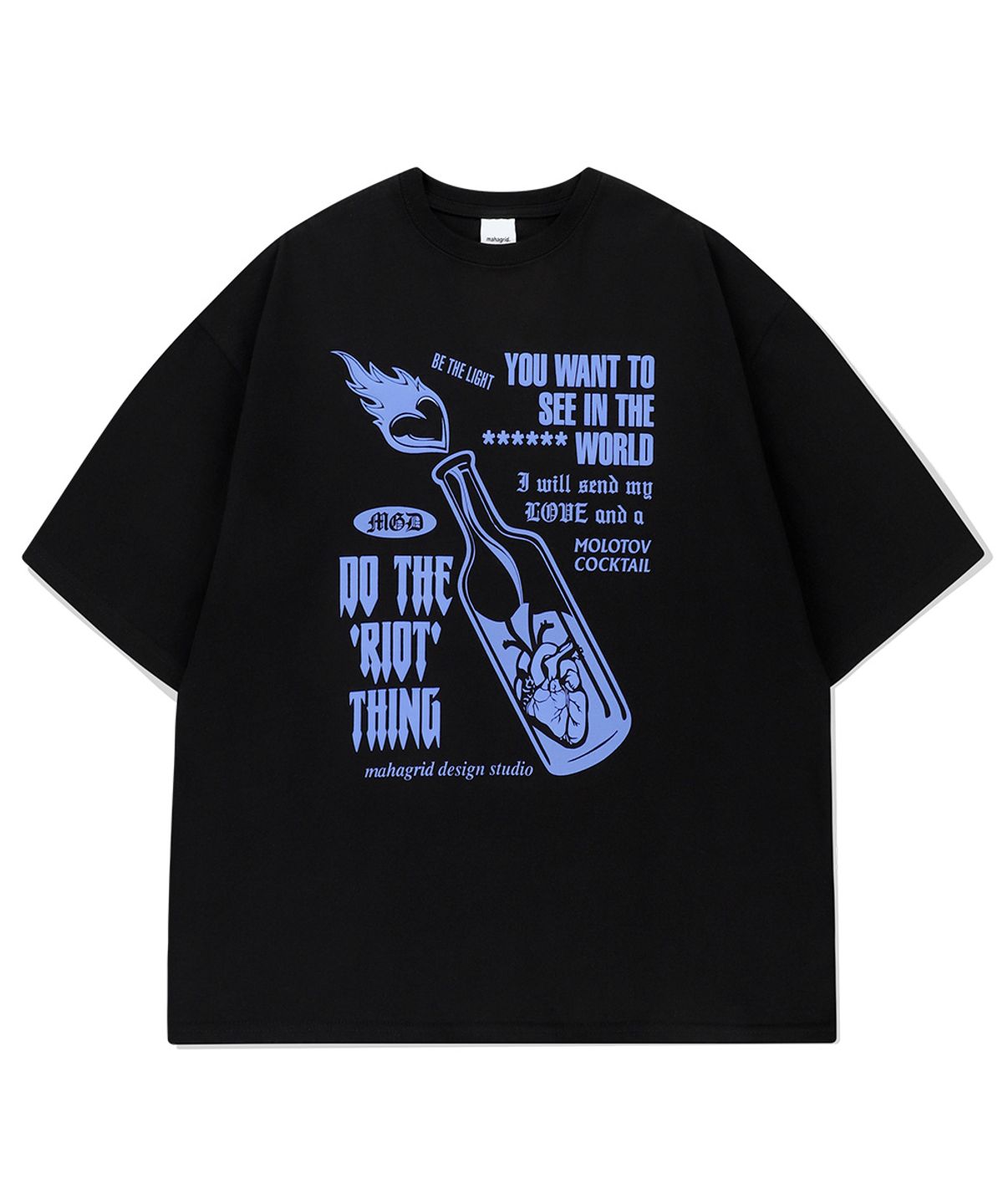 마하그리드(MAHAGRID) COCKTAIL TEE BLACK(MG2EMMT528A)
