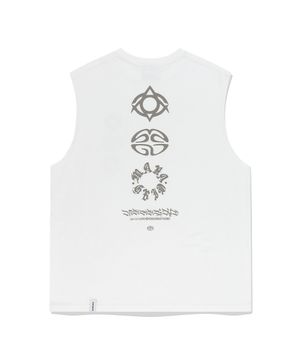 ECLIPSE LOGOS SLEEVELESS WHITE(MG2EMMT546A)