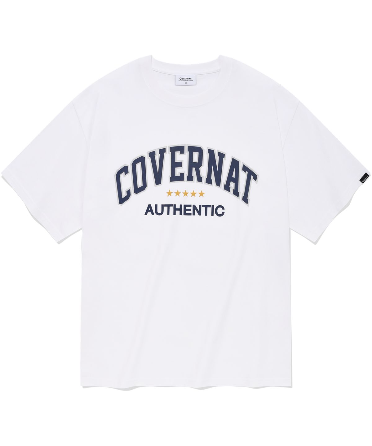 커버낫(COVERNAT) 아치 스타 티셔츠 화이트
