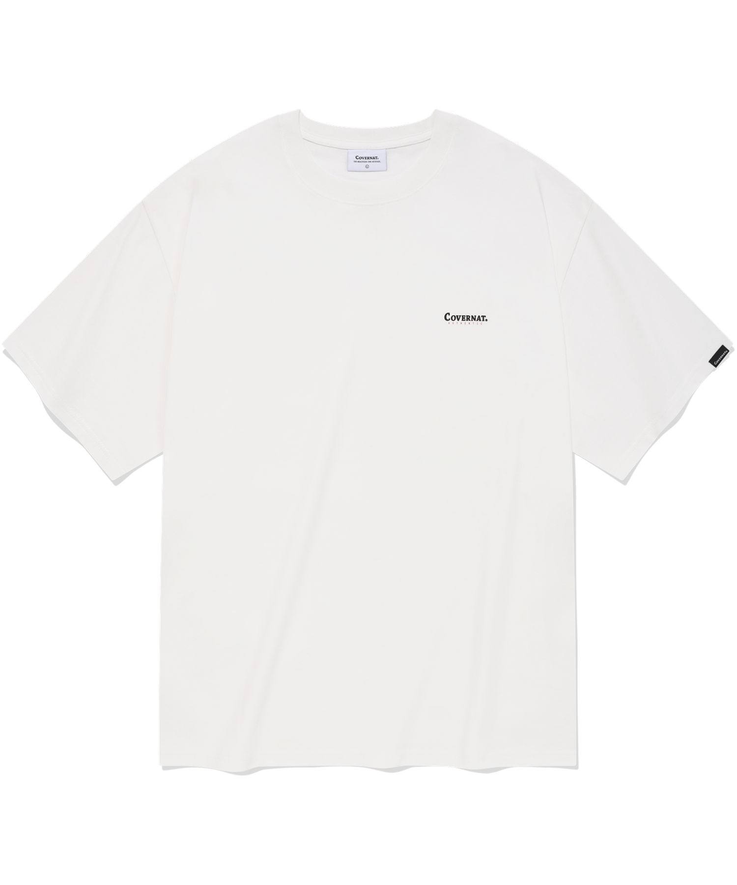 Tシャツ・カットソー COVERNAT Small Arch Logo 2PACK T-Shirt White MUSINSA | COVERNAT [2PACK] Small Arch Logo T-Shirt White