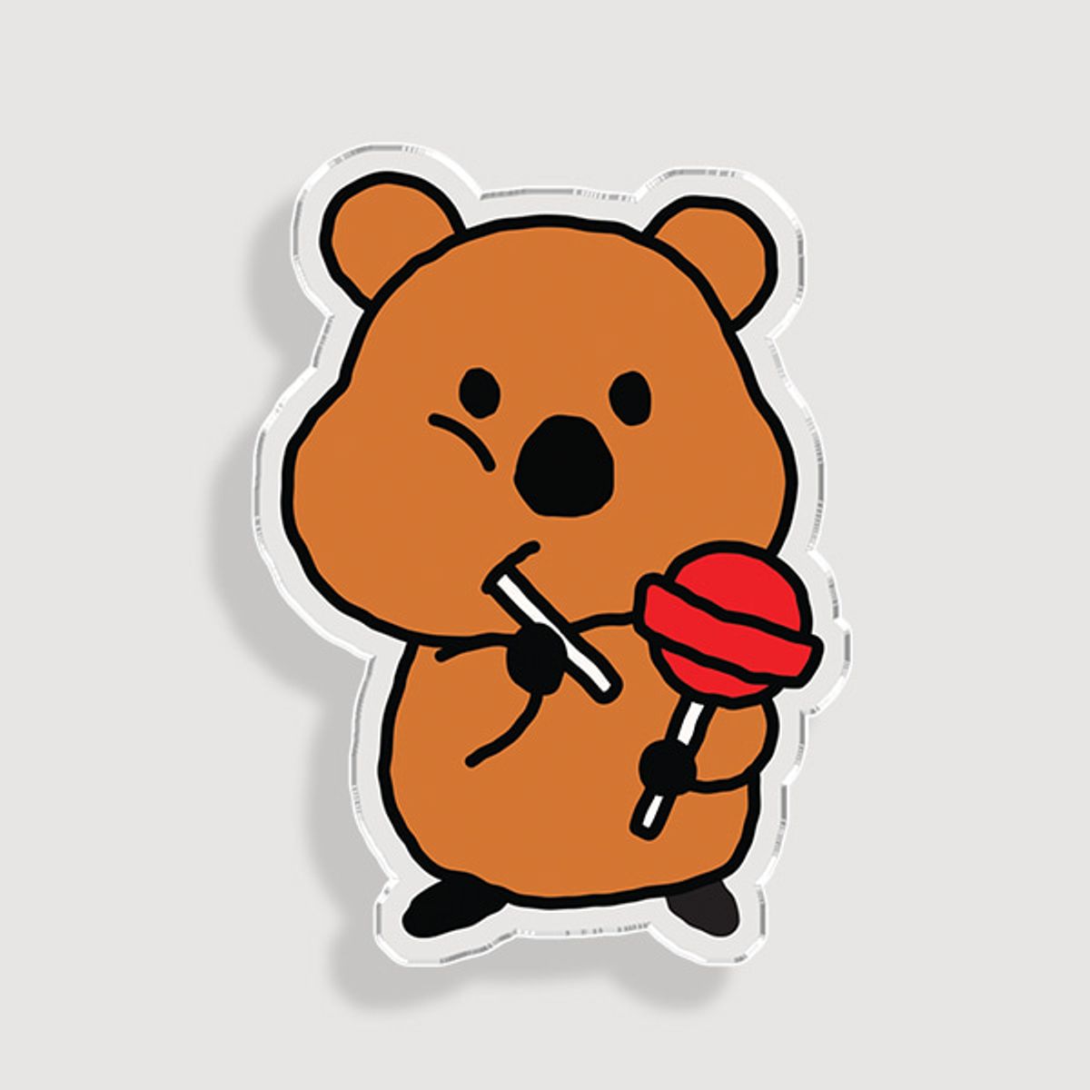 디즈버니스타(DISBUNNYSTAR) 캔디쿼카 아크릴스마트톡