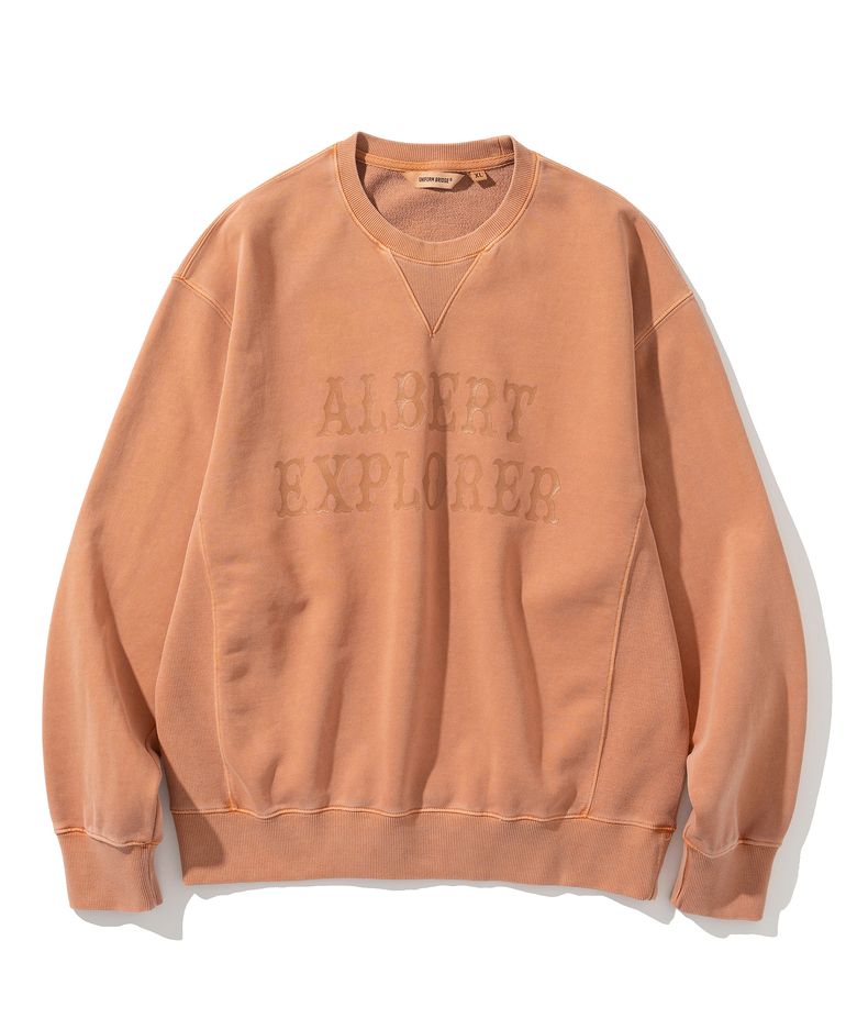 ae logo sweatshirt pigment coral
