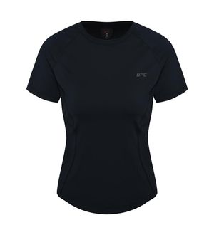 UFC 밸런스 슬림핏 반팔 티셔츠 블랙 U4SSV2215BK