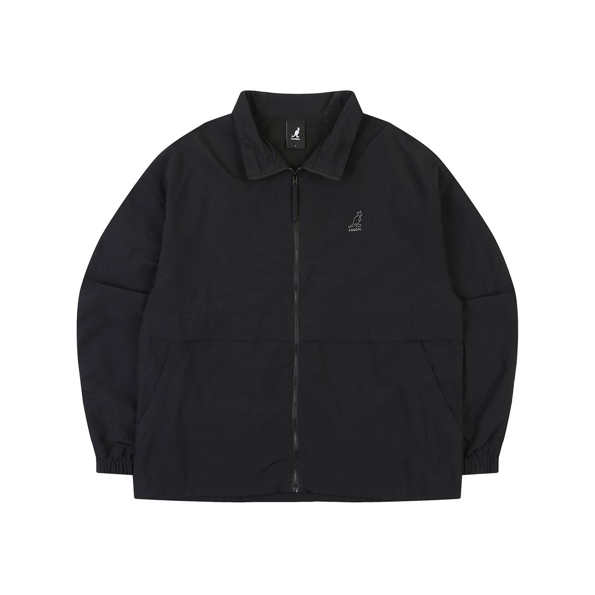캉골(KANGOL) 나일론 스탠드넥 점퍼 8157 블랙