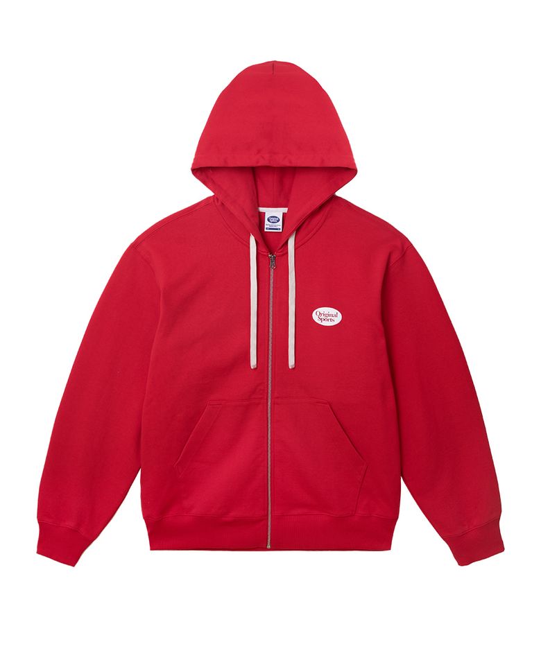 CLASSIC ZIP UP HOODIE REDE