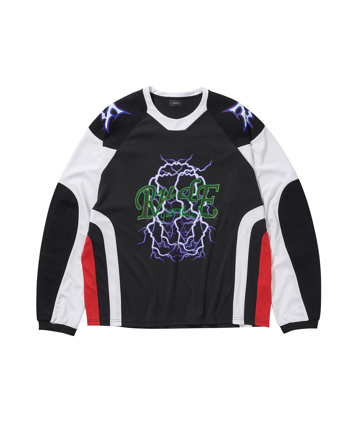 리베레(LIBERE) RACING MOTO JERSEY / WHITE