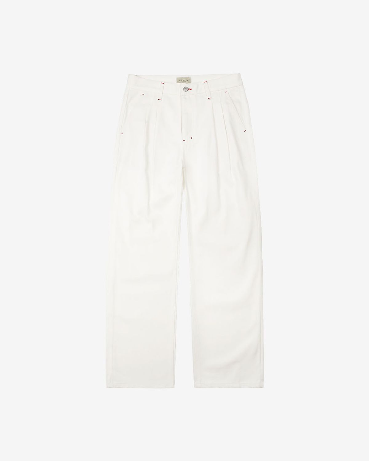 솔티(SORTIE) 560 Wide Denim Trousers (White)