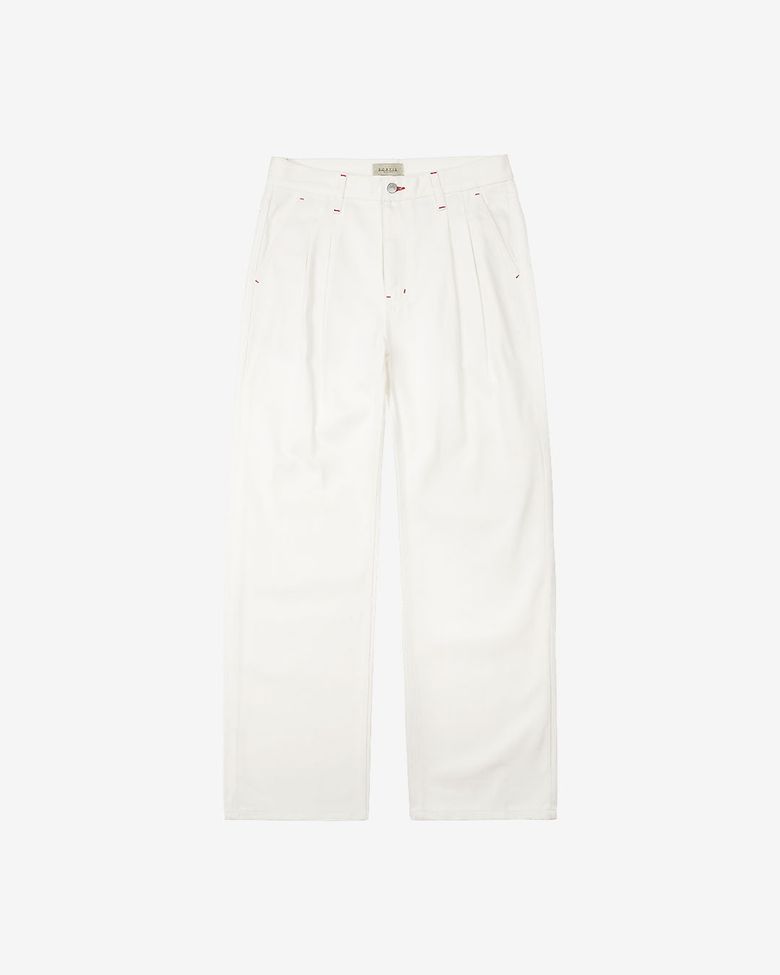 560 Wide Denim Trousers (White)