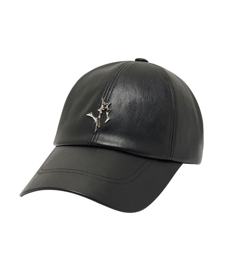 CLASSIC LEATHER CAP / BLACK
