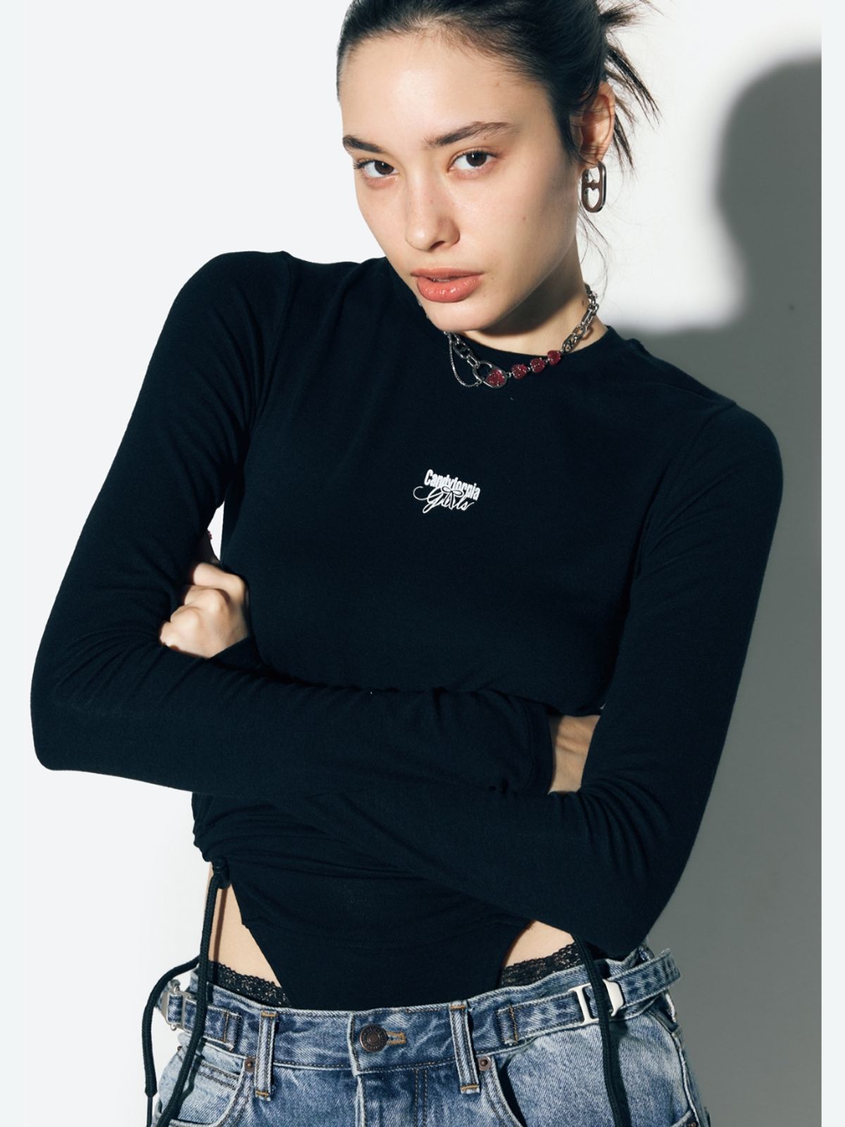 에즈이프 캘리(ASIF CALIE) CANDYFORNIA BODYSUIT BLACK