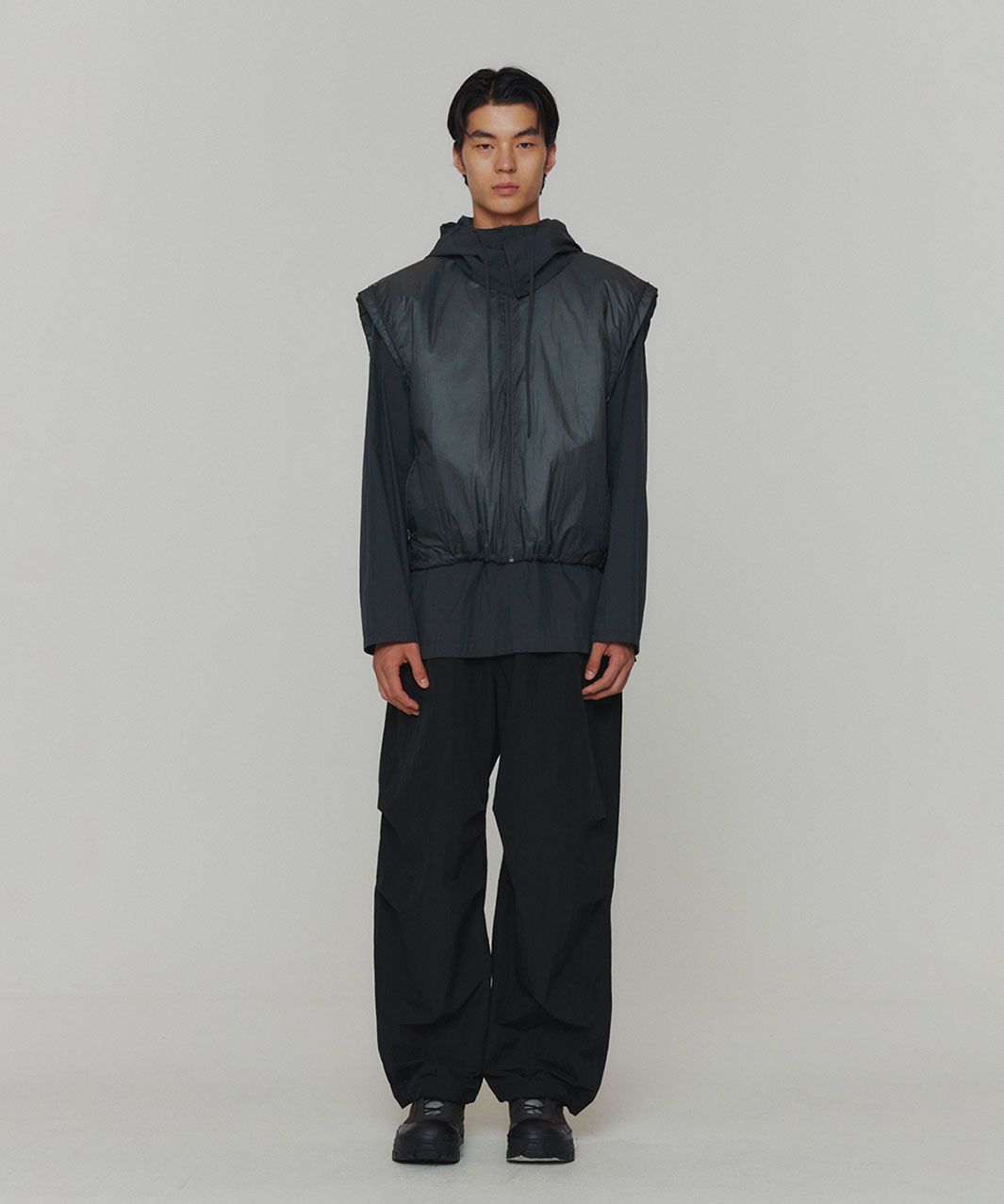 AMOMENTO Ripstop Fatigue Pants ブラック M MUSINSA公式 | AMOMENTO RIPSTOP FATIGUE PANTS (2COLORS)