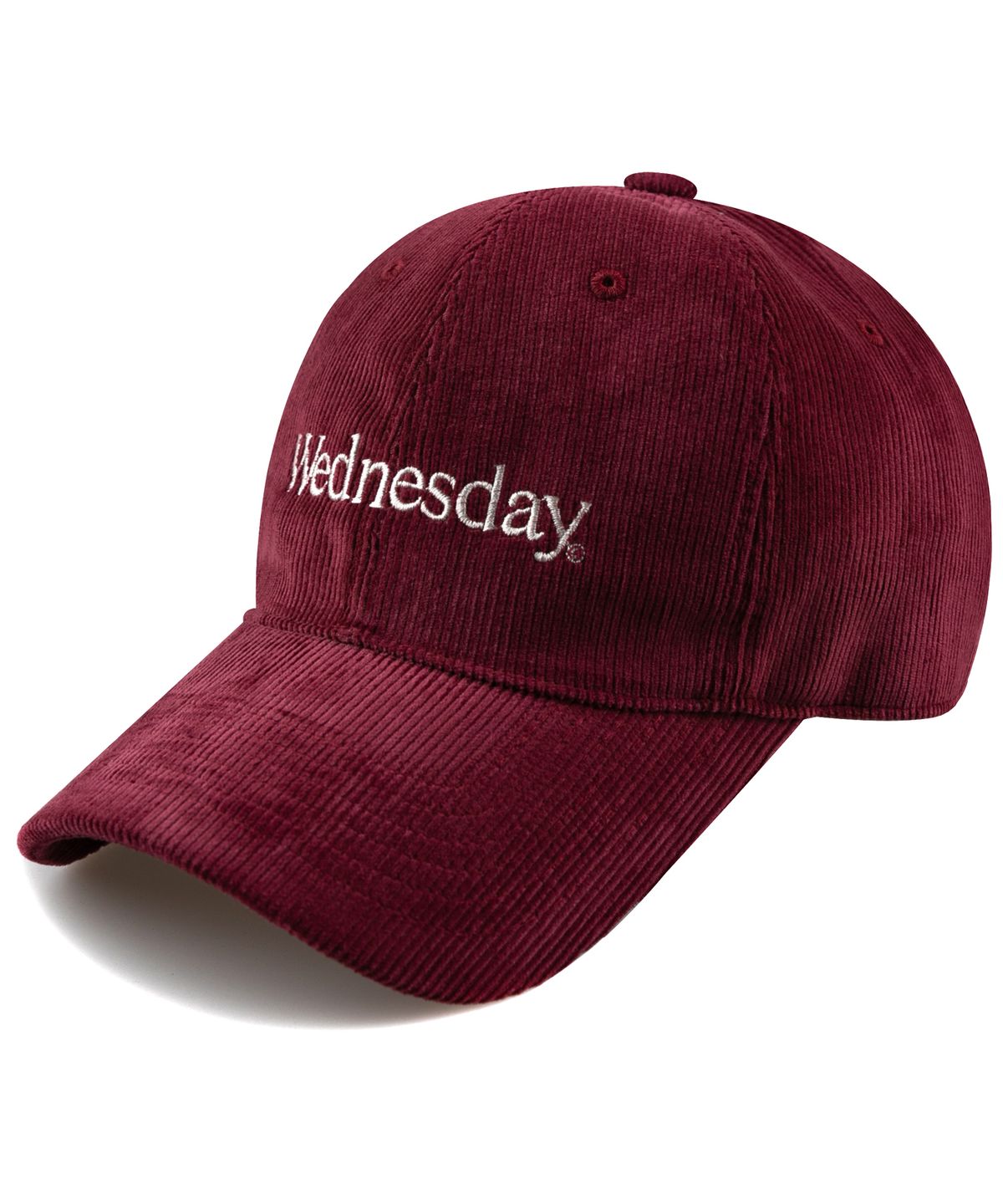 윅(WICK) Wednesday 코듀로이 볼캡-버건디