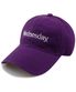 Wednesday 워싱 볼캡-퍼플
