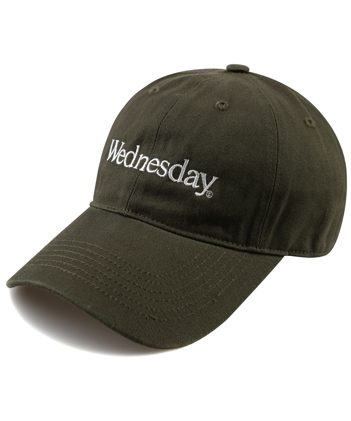 윅(WICK) Wednesday 워싱 볼캡-카키