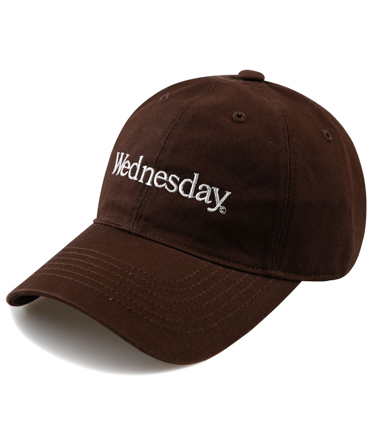 윅(WICK) Wednesday 워싱 볼캡-브라운