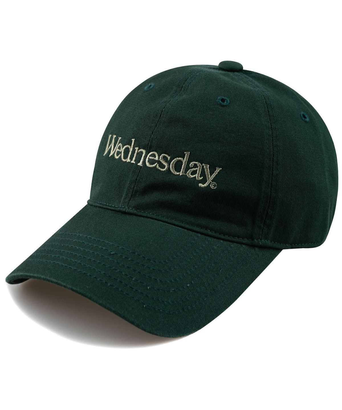 윅(WICK) Wednesday 워싱 볼캡-다크그린