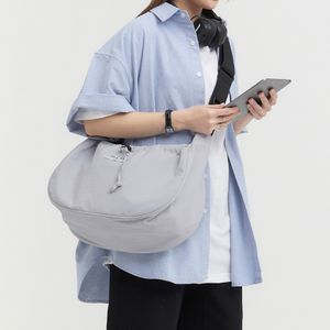 네디아 라운드 스트링 크로스백 - gray