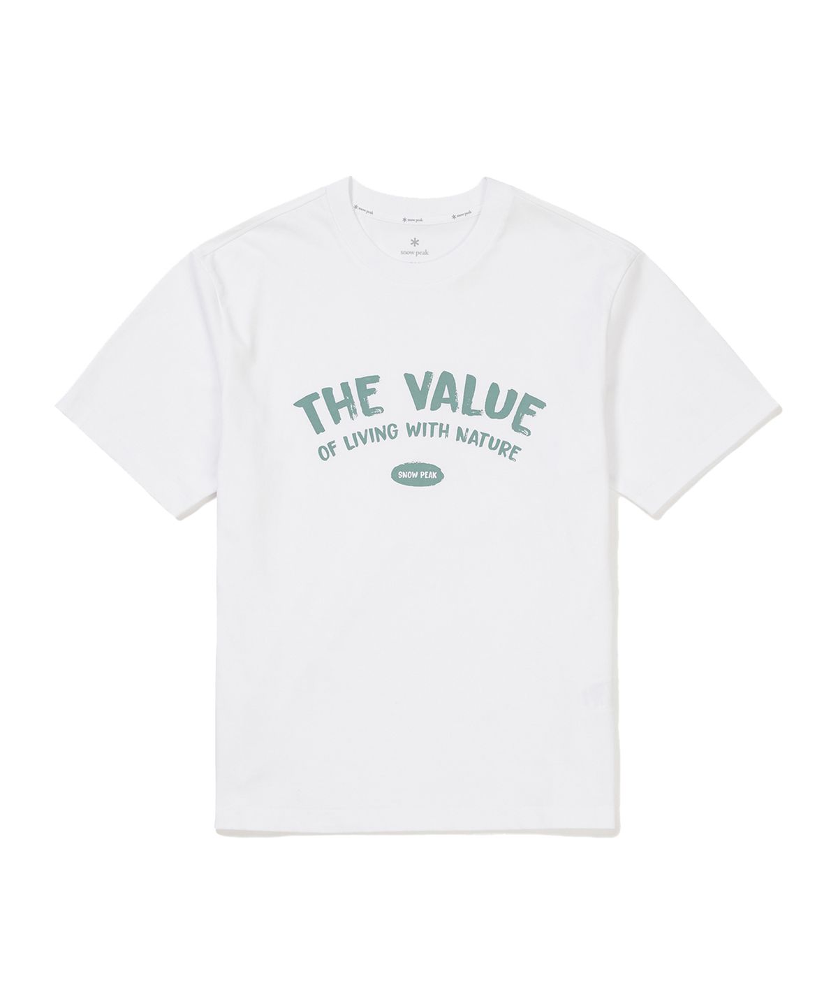 스노우피크 어패럴(SNOWPEAK APPAREL) 에어로쿨 비비드 반팔 티셔츠 White (S24MMFTS82)