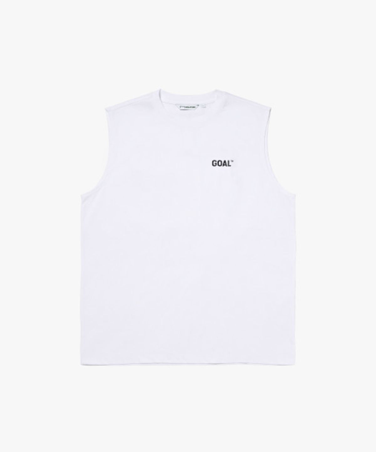 골스튜디오(GOALSTUDIO) AIR DRY GOAL SLEEVELESS-WHITE