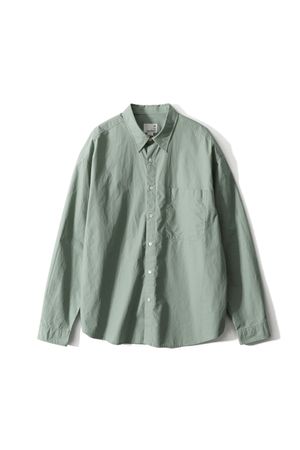 Jane Solid Extra Typewriter Shirt Sage Green