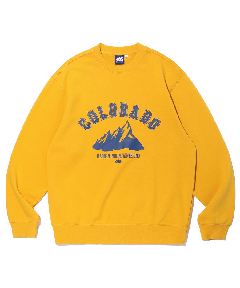 CLRD Mountain Graphic Sweatshirt Yellow