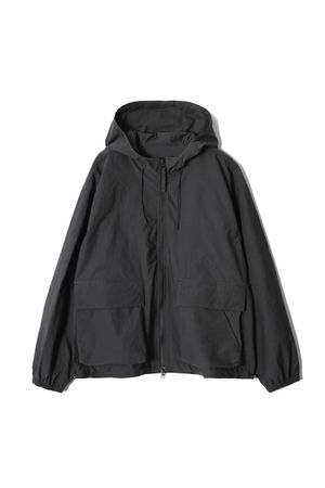 Breeze Cotton hood Jacket Charcoal
