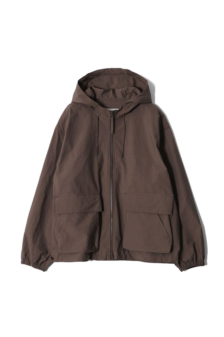 Breeze Cotton hood Jacket Brown