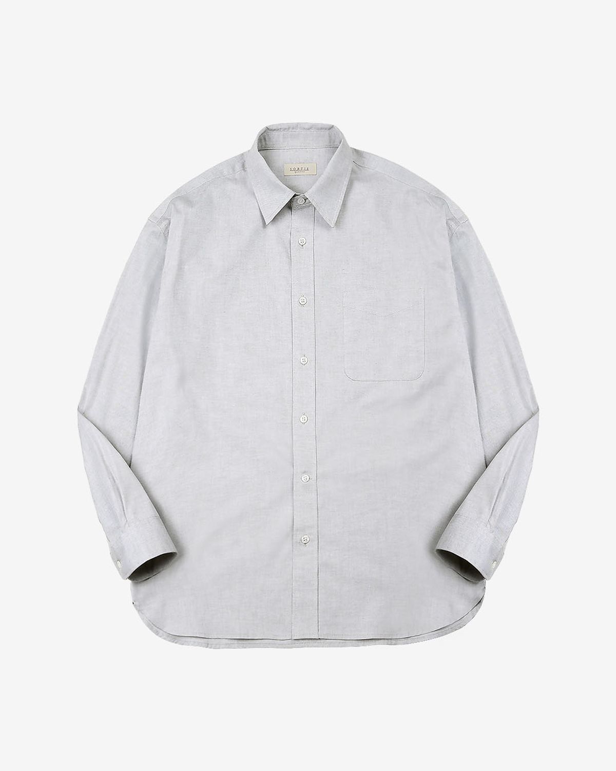 솔티(SORTIE) 440 Essential Comfort Oxford Shirts (Natural Gray)
