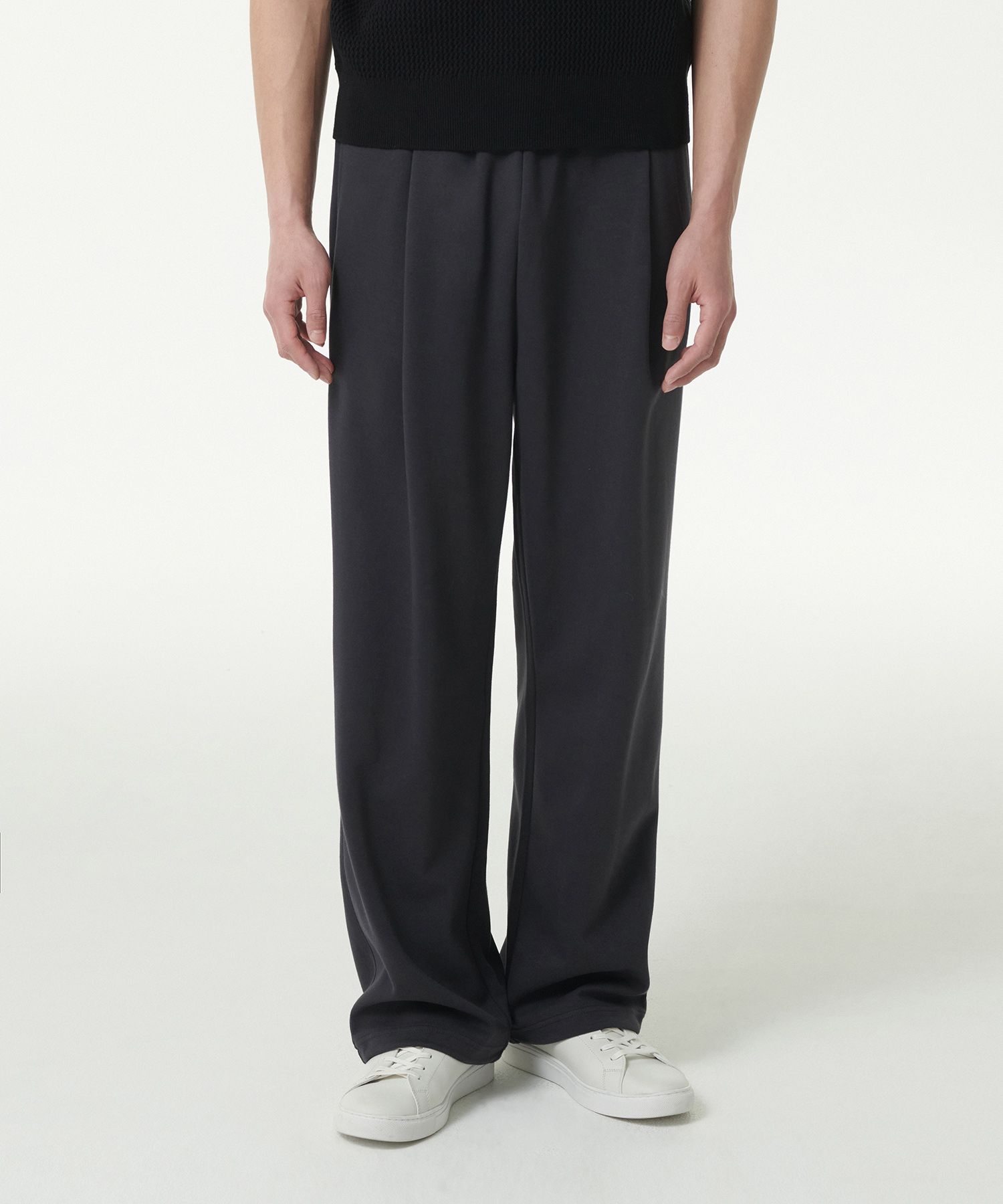MUSINSA STANDARD ニット2タックワイドスウェットパンツ 9色 MUSINSA STANDARD】☆ニット2タックワイドスウェットパン.ツ