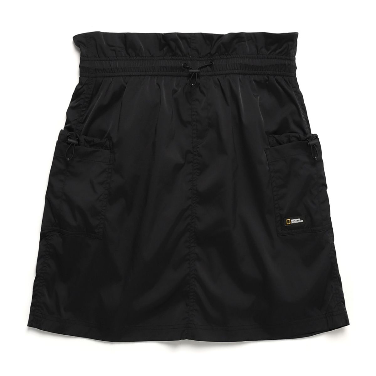 내셔널지오그래픽(NATIONALGEOGRAPHIC) N241WSK040 여성 팀버 숏기장 카고 스커트 CARBON BLACK
