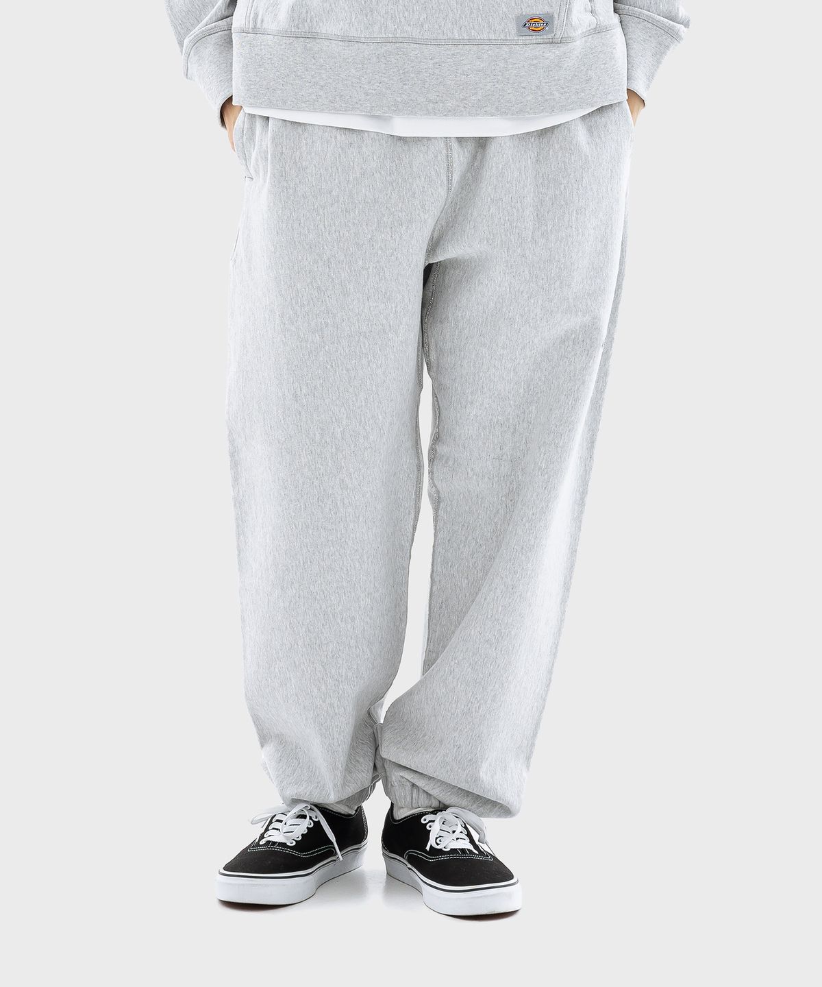 디키즈(DICKIES) 멀티 로고 헤비웨이트 스웨트팬츠 Melange