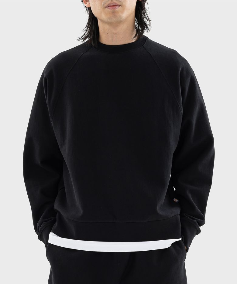 멀티 로고 헤비웨이트 스웨트셔츠 Black