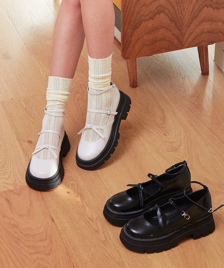 ljh7043 Platform maryjane loafer _ 2colors